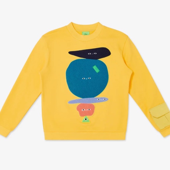 Cash By Cash App Unisex Yellow Stacks Sweatshirt Size XS - Picture 9 of 12